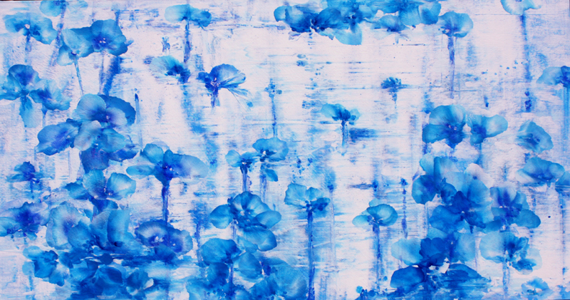 Blue Garden No. 1406-1